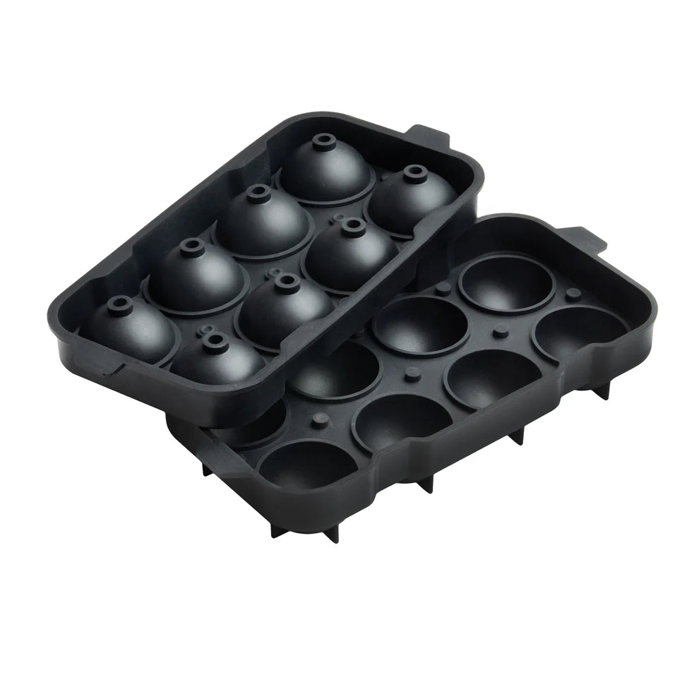 Winco ICCP-8K, 8 Sphere Silicone Ice Tray, Black