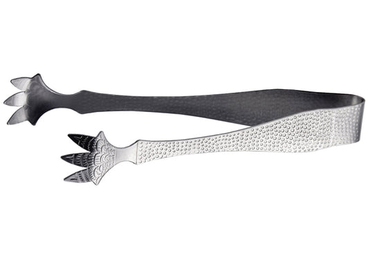 Winco ICT-7 Stainless Steel 7" Ice Tong, Textured
