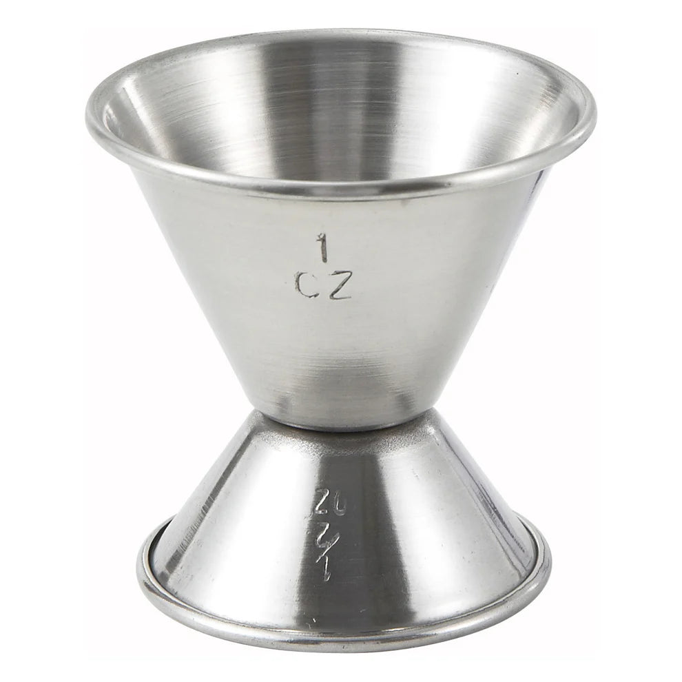Winco J-1 to J-5, 1/2oz to 2oz Stainless Steel Jiggers