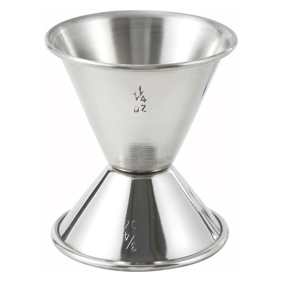 Winco J-1 to J-5, 1/2oz to 2oz Stainless Steel Jiggers