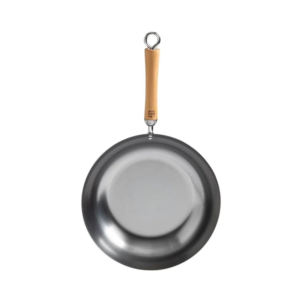 Winco J21-9979, Joyce Chen Classic 12" Uncoated Carbon Steel Stir Fry Pan