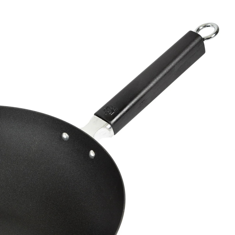 Winco J22-0030, Joyce Chen 12" Pro Carbon Steel Excalibur Nonstick Stir Fry Pan