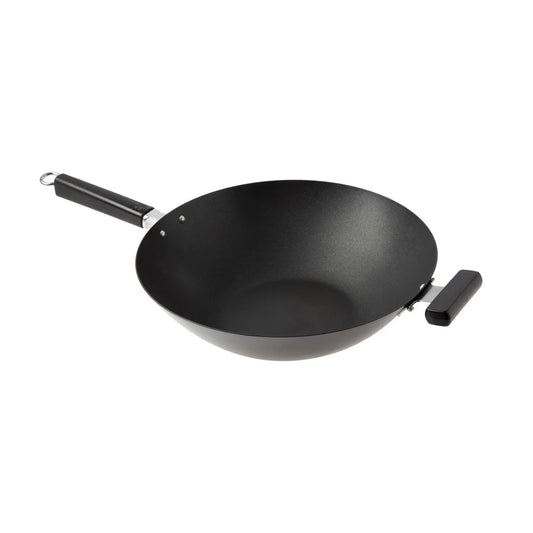Winco J22-0040, Joyce Chen 14" Pro Carbon Steel Ceramic Nonstick Flat Wok