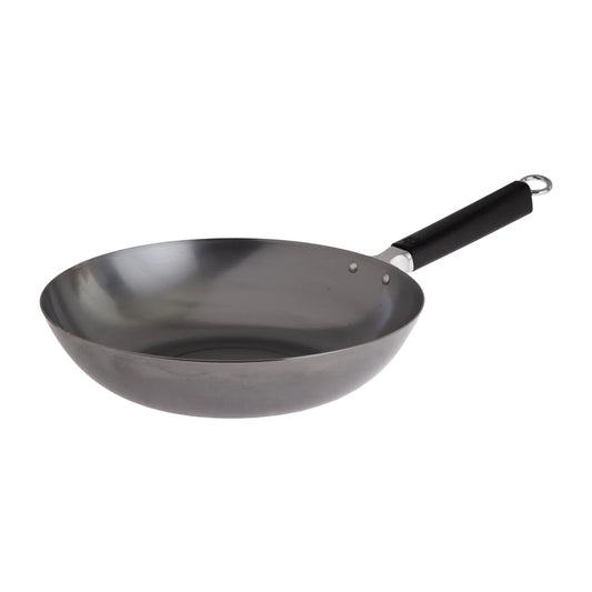 Winco J22-0050, Joyce Chen 12" Uncoated Carbon Steel Stir Fry Pan w/ Handle