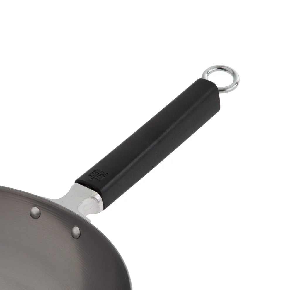 Winco J22-0050, Joyce Chen 12" Uncoated Carbon Steel Stir Fry Pan w/ Handle