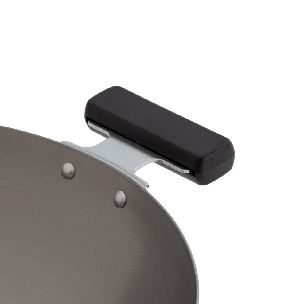 Winco J22-0060, Joyce Chen 14" Pro Series Uncoated Carbon Steel Flat Wok