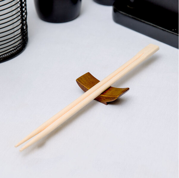wooden chopstick holder