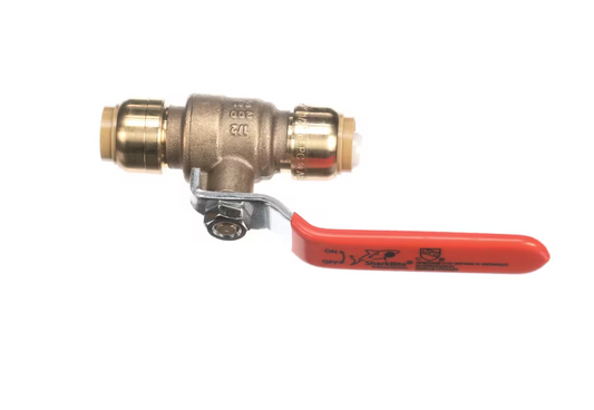 1/2" push fit valve
