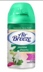 Air Breeze Auto Spray Refill in Jasmine Dreams scent, 6.2 oz can