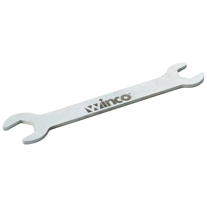 Dual-Sided Wrench for TLC, TTS, OS 1/Pack is designed to be used with Kattex products, specifically the TLC, TTS, and OS series; Lettuce Cutters, Tomato Slicers, and Onion Slicers. The product is dual-sided for added efficiency.