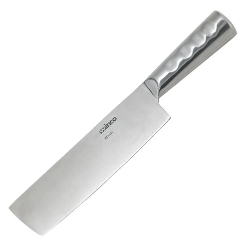 Winco KC-501, 8" x 2-1/4" Blade Steel Hdl Chinese Cleaver, EA