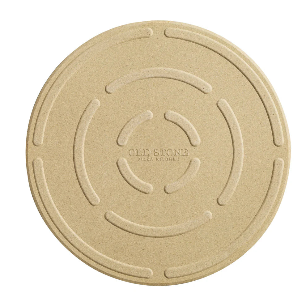 Winco KCH-08411/KCH-09011, Round/Rect 16", Beige Old Stone Cordierite Pizza Stone