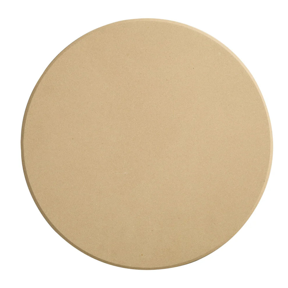 Winco KCH-08411/KCH-09011, Round/Rect 16", Beige Old Stone Cordierite Pizza Stone