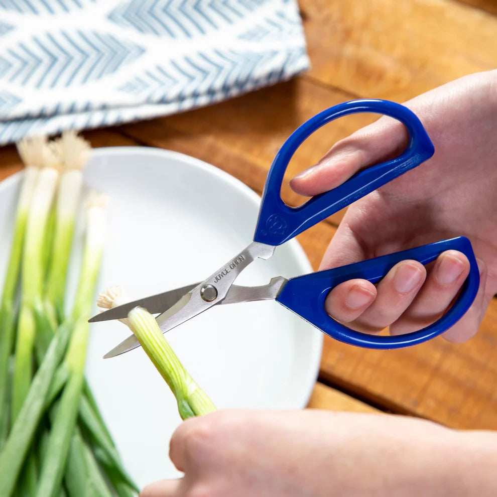 Winco KCHZ09007 to KCHZ09010, 2-Pack, Red/Blue/White/Yellow Handles Joyce Chen Original Unlimited Kitchen Scissors