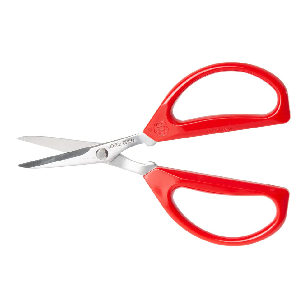 Winco KCHZ09007 to KCHZ09010, 2-Pack, Red/Blue/White/Yellow Handles Joyce Chen Original Unlimited Kitchen Scissors