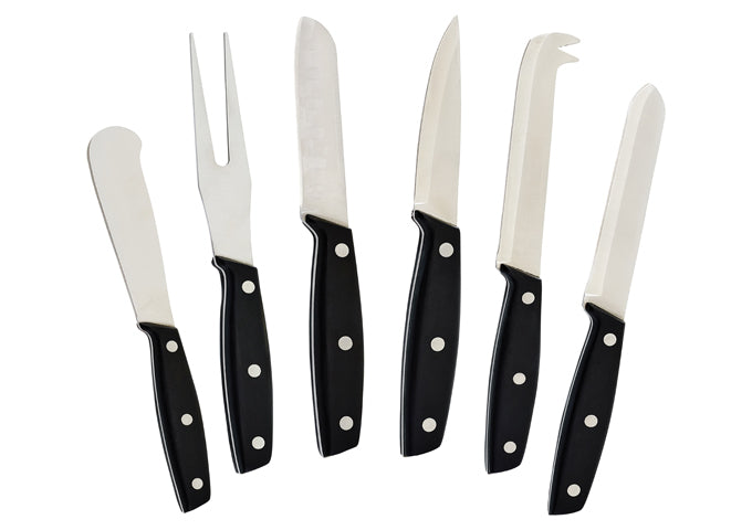Winco KCS-6 Cheese Knife Set w/ POM handle