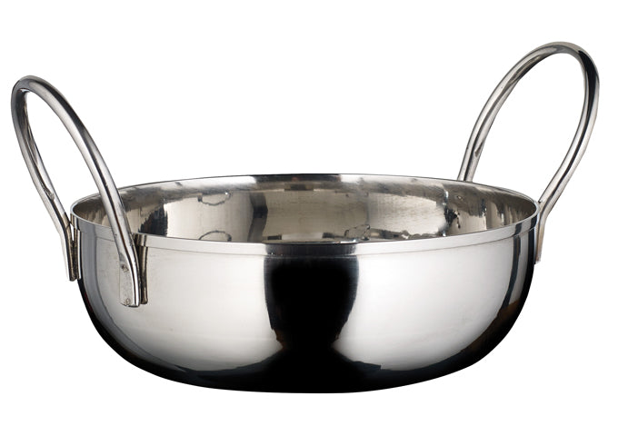 Winco KDB-5 to KB-7 5" to 1.5" 20oz to 40oz SS Kady Bowl with Welded Handles