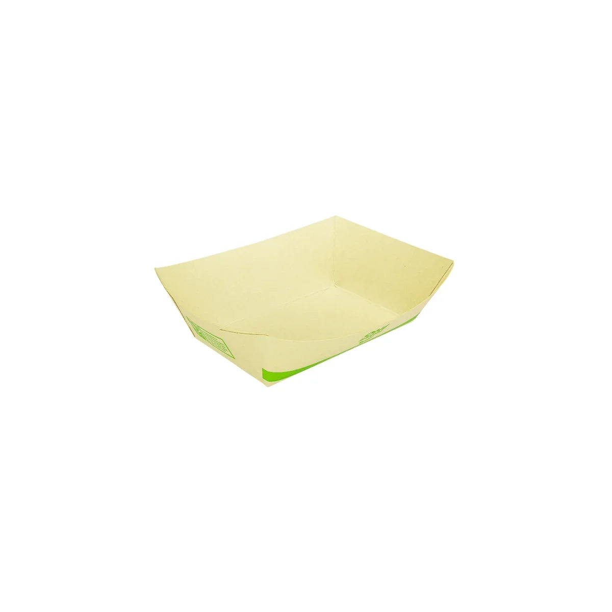 Natural Bamboo Disposable Stand Serving Takeout Container Food Boat Trays