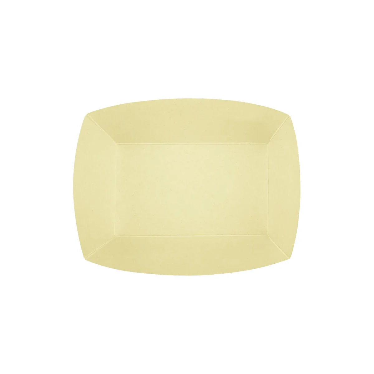 Natural Bamboo Disposable Stand Serving Takeout Container Food Boat Trays