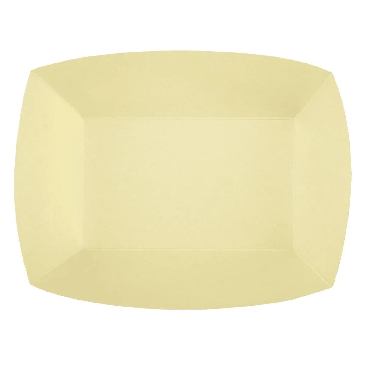 Natural Bamboo Disposable Stand Serving Takeout Container Food Boat Trays