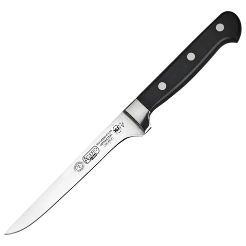 Winco KFP-61, 6" Triple Riveted, Full Tang Forged Blade Boning Knife