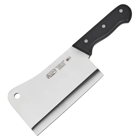 Winco KFP-72, 7" POM Hdl,  w/Hanging Hole Cleaver, Riveted, EA