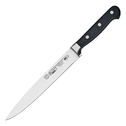 Winco KFP-81, 8" Triple Riveted, Full Tang Forged Blade Slicer, EA