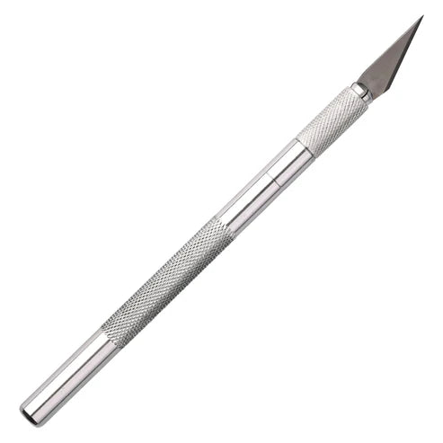 Winco KH-6, 5-3/4", Fine Point, Safety Cap, Alum Hdl, Hobby Knife, EA