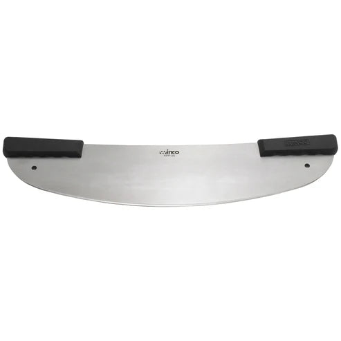 Winco KPP-20, 20", Rocker, Double PP Hdl Pizza Knife, EA