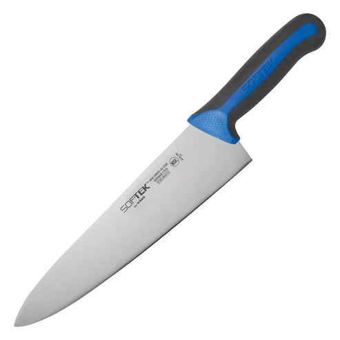 Winco KSTK-100 & 80, 8 & 10" Cook's Knife Soft Grip Handle SofTek, EA