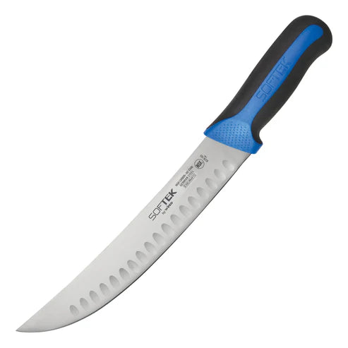 Winco KSTK-103, 10" Hollow Ground Cimeter Knife Soft Handle SofTek, EA