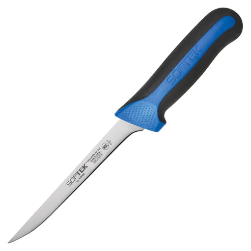Winco KSTK-61, 6" Boning Knife, Narrow, Soft Grip Handle SofTek, EA