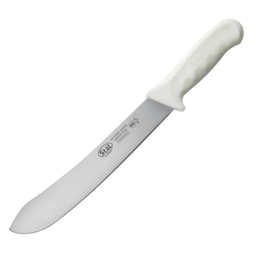 Winco KWP-102, 10" White PP Hdl Butcher Knife, EA