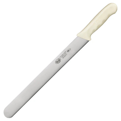 Winco KWP-122, 12" White PP Hdl Roast Beef Slicer, EA