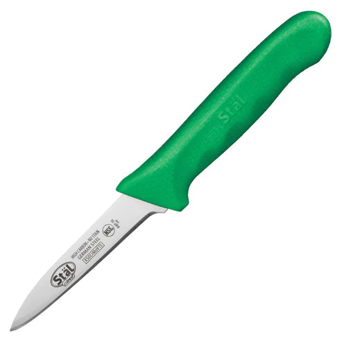 Winco KWP-30 to 30Y, 3-1/4" Diff Colors PP Hdl 2pcs/pk Paring Knives