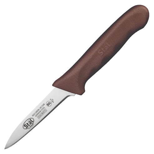 Winco KWP-30 to 30Y, 3-1/4" Diff Colors PP Hdl 2pcs/pk Paring Knives