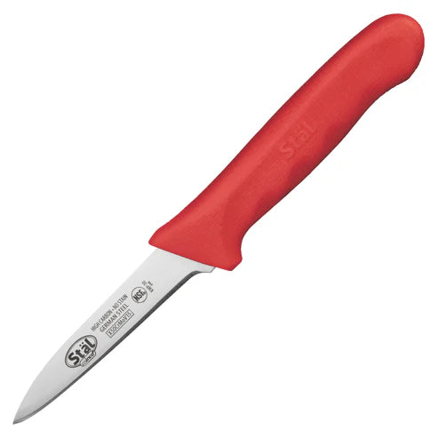 Winco KWP-30 to 30Y, 3-1/4" Diff Colors PP Hdl 2pcs/pk Paring Knives