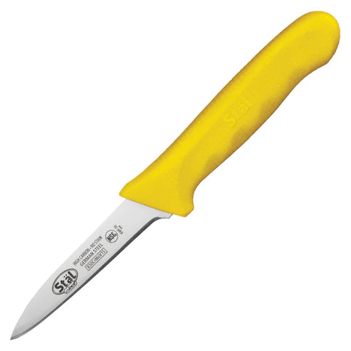 Winco KWP-30 to 30Y, 3-1/4" Diff Colors PP Hdl 2pcs/pk Paring Knives