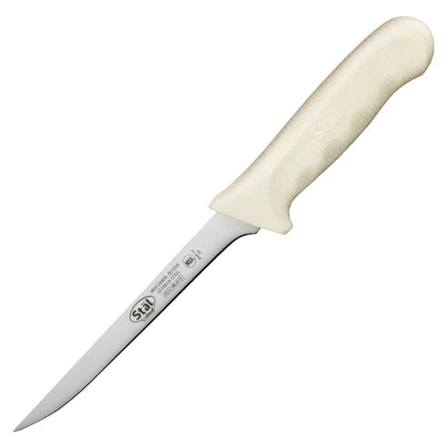 Winco KWP-61 to KWP-61Y, 6" Diff Colors PP Hdl Narrow Boning Knife, EA