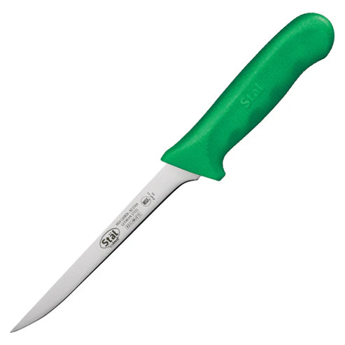 Winco KWP-61 to KWP-61Y, 6" Diff Colors PP Hdl Narrow Boning Knife, EA