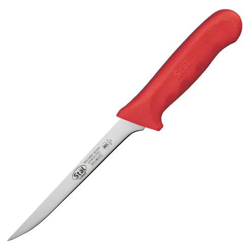 Winco KWP-61 to KWP-61Y, 6" Diff Colors PP Hdl Narrow Boning Knife, EA