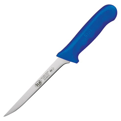 Winco KWP-61 to KWP-61Y, 6" Diff Colors PP Hdl Narrow Boning Knife, EA