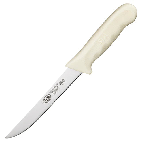 Winco KWP-62, 6" White PP Hdl, Wide Boning Knife, EA