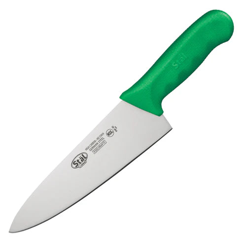 Winco KWP-80 to KWP-80Y, 8" Various Colors PP Hdl Cook's Knife, EA