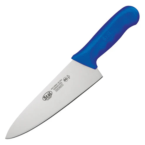 Winco KWP-80 to KWP-80Y, 8" Various Colors PP Hdl Cook's Knife, EA