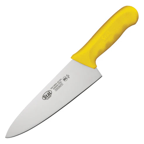Winco KWP-80 to KWP-80Y, 8" Various Colors PP Hdl Cook's Knife, EA