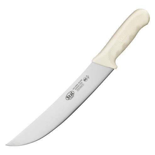 Winco KWP-90, 9-1/2" White PP Hdl, Cimeter Knife, EA