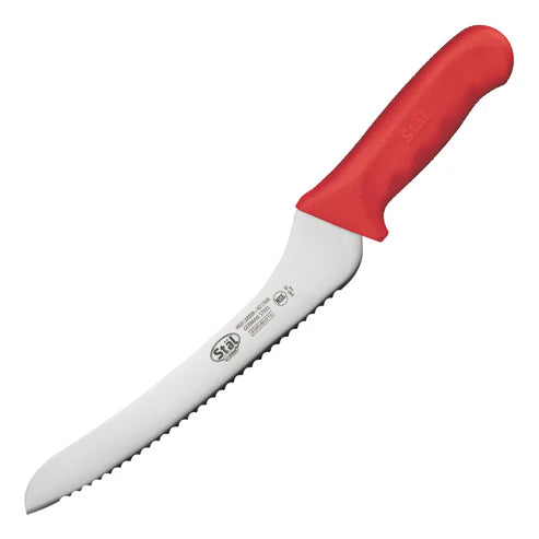 Winco KWP-92 to KWP-92Y, 9" Various Colors, Offset, Bread Knife, EA