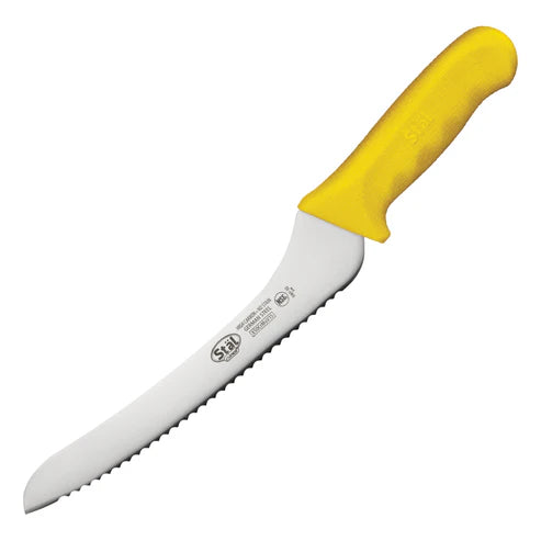 Winco KWP-92 to KWP-92Y, 9" Various Colors, Offset, Bread Knife, EA
