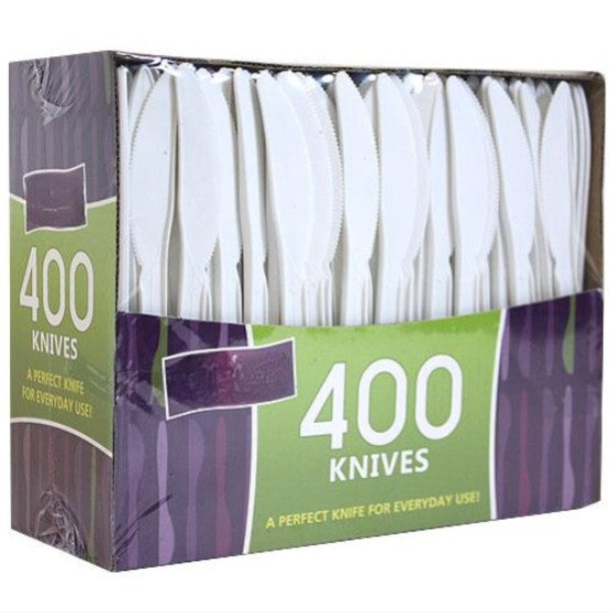 White PP Cutlery Boxed Set – includes fork, knife, soupspoon, and teaspoon. Durable, disposable, and ideal for catering, takeout, parties, and events. Convenient storage for easy use.